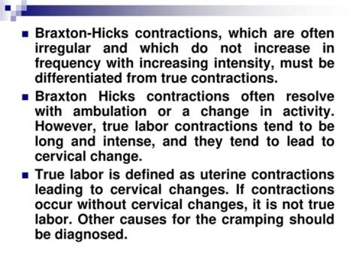 Are increased braxton hicks a sign of labor?