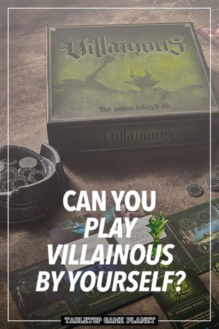 Can you play villainous by yourself?