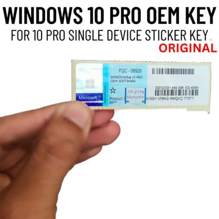 Can you use OEM product key?