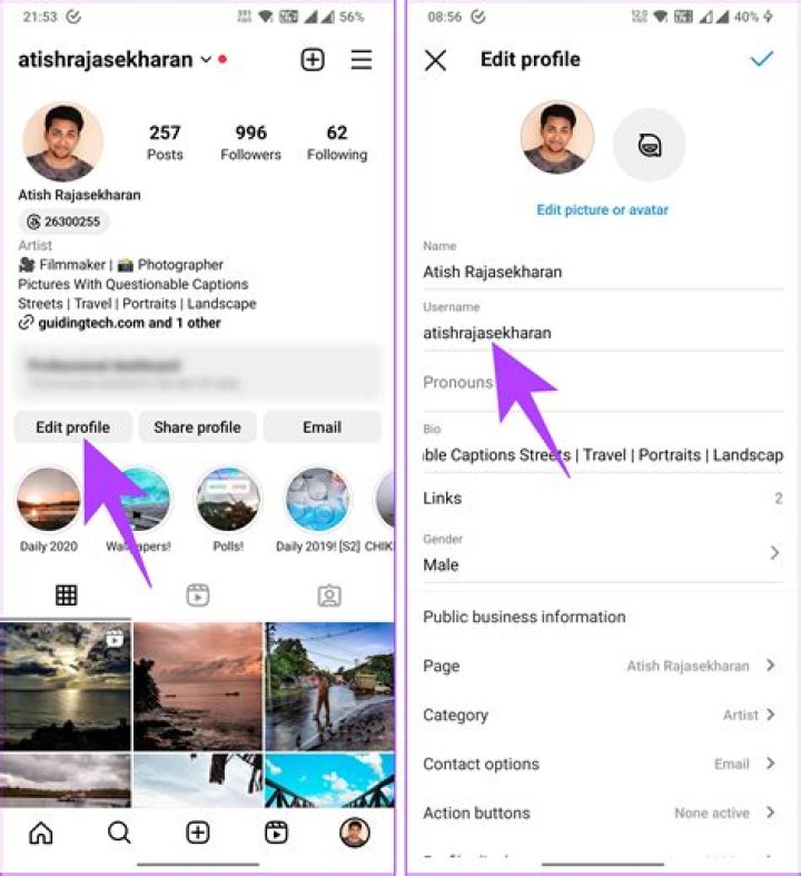 How can I check common followers of two Instagram accounts?