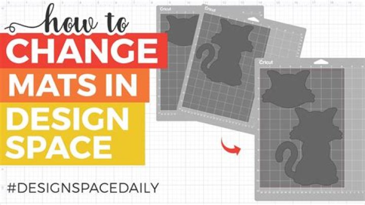 How do I change the mat size on my Cricut?