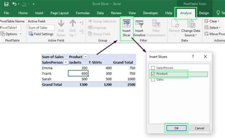 How do I reduce the size of a slicer in Excel?