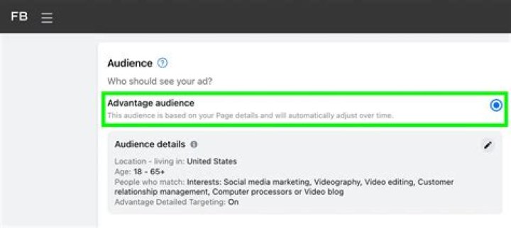 How do I turn off audience network on Facebook?