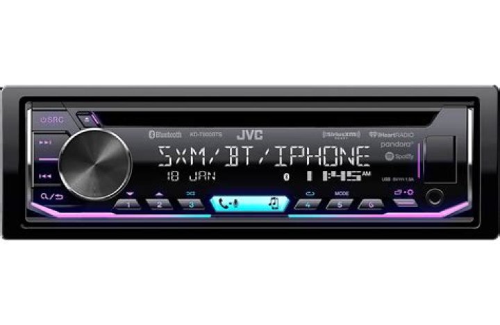 How do I turn on Bluetooth on my JVC car stereo?