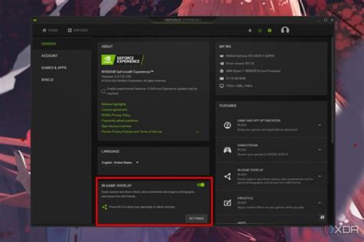 How do I turn on GeForce experience?