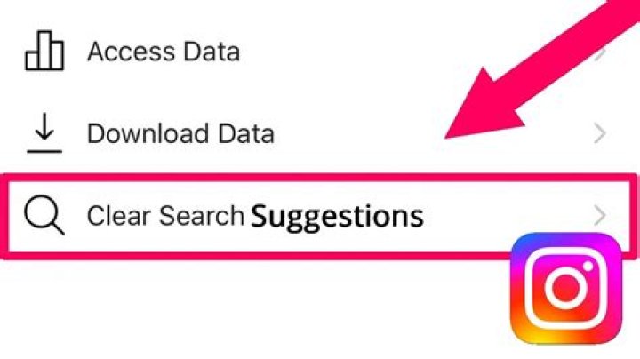 How do you delete search suggestions on Instagram?