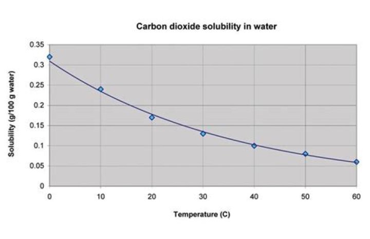 How does temperature affect oxygen solubility in water?