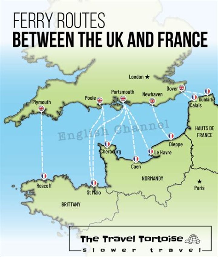 How long is the ferry from Calais to England?