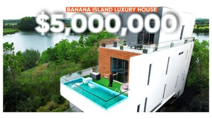 How much is the most expensive house in Banana Island?