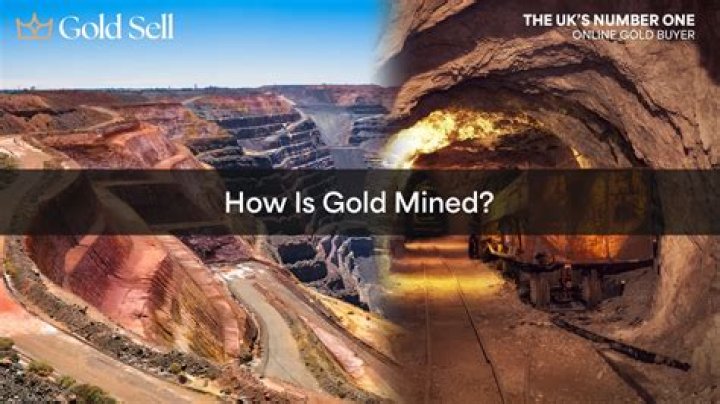 How was gold mined in the 1850s?