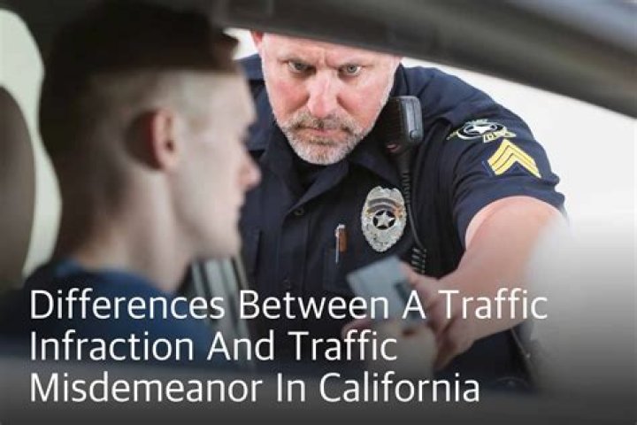 Is a traffic infraction a criminal offense?