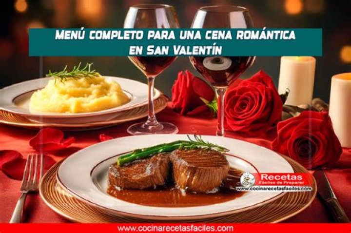 ¿Que se puede comprar para una cena romantica?
