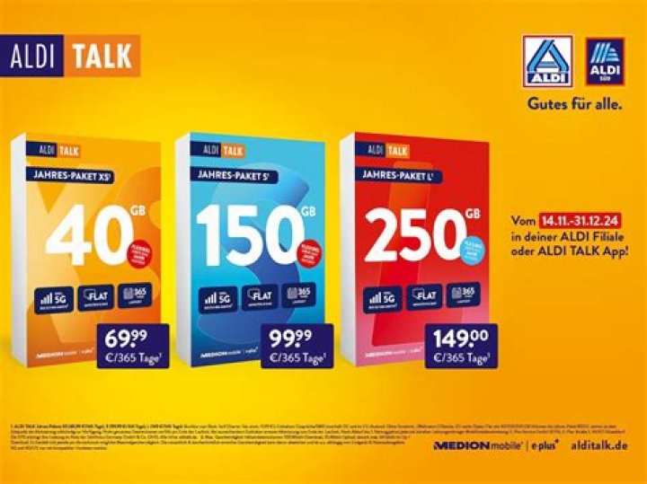 Was beinhaltet Aldi Talk Paket S?