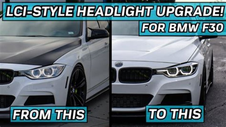 What are BMW LCI headlights?