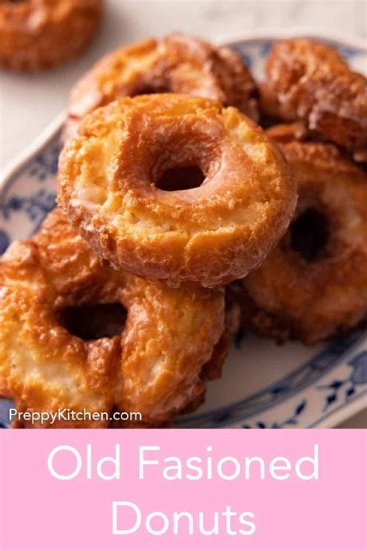 What are old fashioned donuts made of?