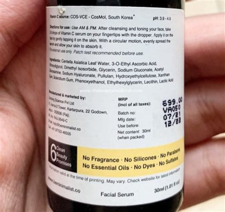 What are the ingredients in screen cleaner?