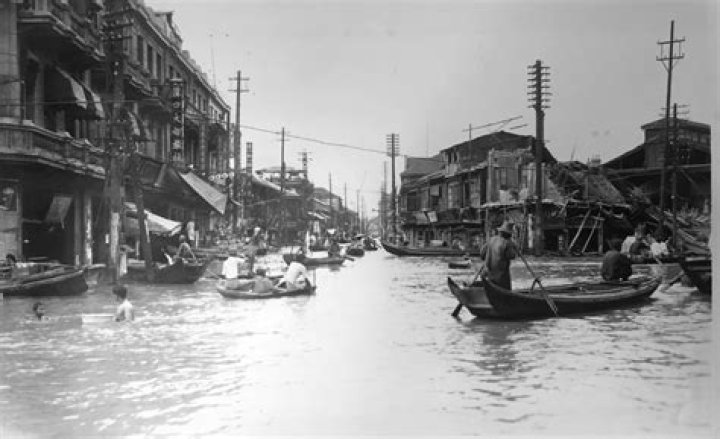 What caused the 1931 China floods?