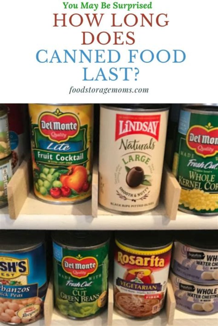 What does canned food mean?