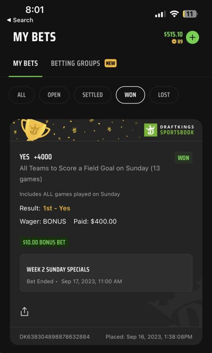 What is a tab bonus bet?