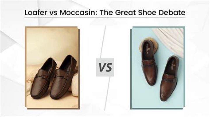 What is the difference between a loafer and a moccasin?