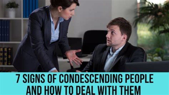 Where did condescending come from?