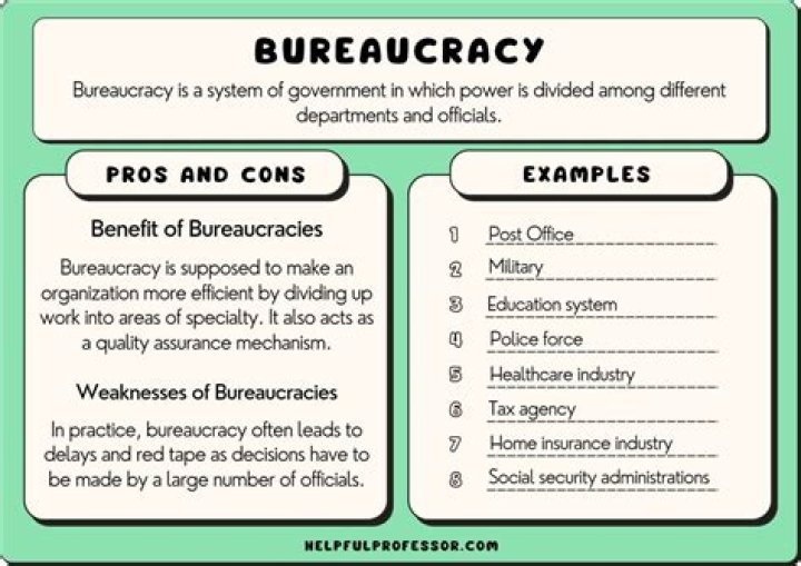 Where does bureaucracy come from?