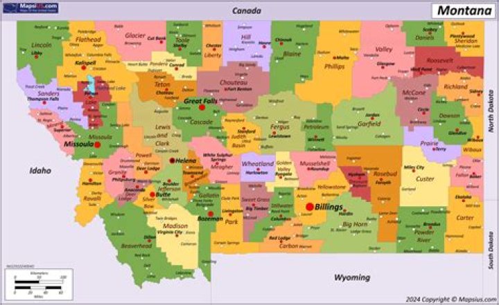 Where is Montana county 51?