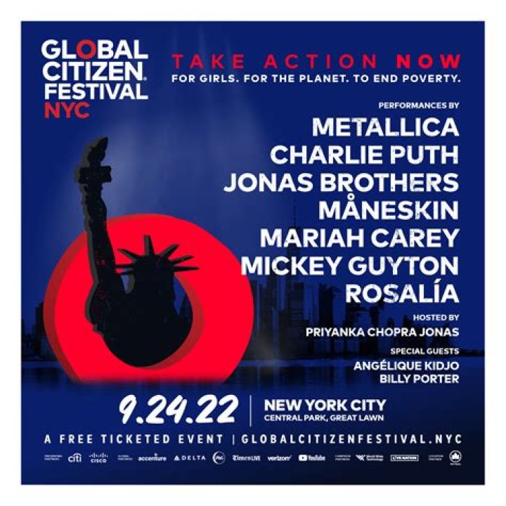 Who is performing at Global Citizen Festival 2020?