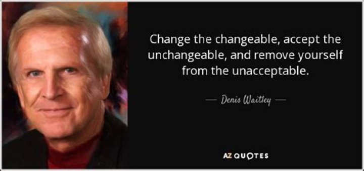 Why is it important to accept change?